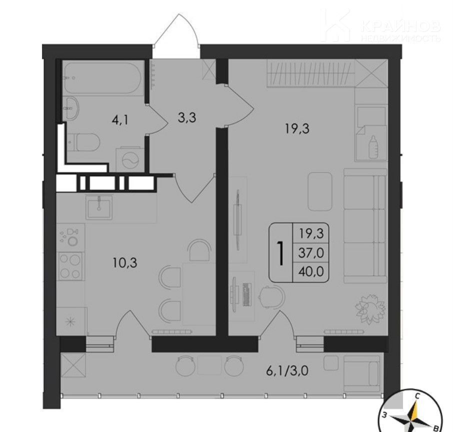 квартира г Воронеж р-н Центральный ул Шишкова 21 д. 140Б фото 2