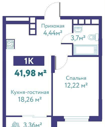 квартира г Тюмень р-н Ленинский ул Павла Никольского 6 Ленинский административный округ фото 2