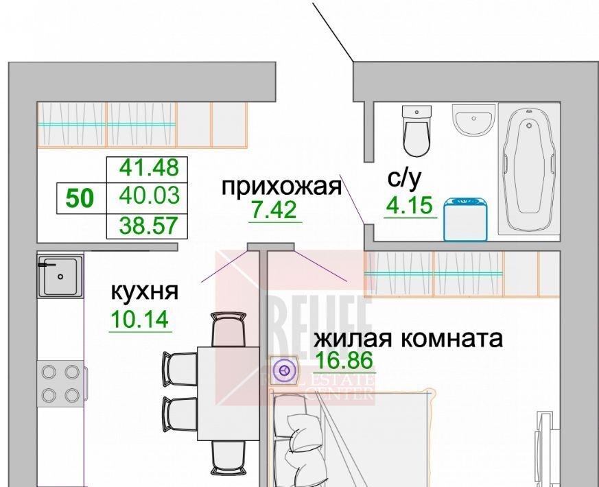 квартира р-н Зеленоградский г Зеленоградск ул Тургенева 16 фото 21