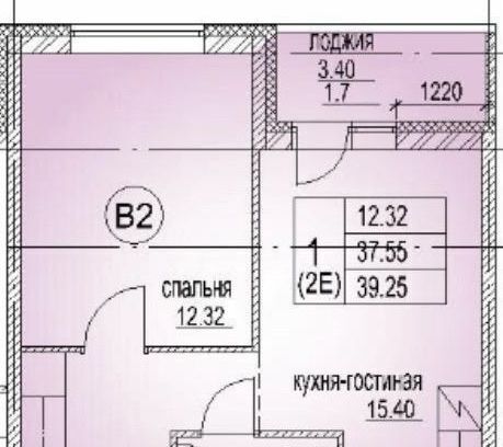 квартира р-н Всеволожский г Мурино б-р Воронцовский 23/11 Девяткино фото 17