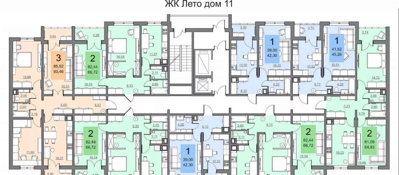 квартира г Саратов р-н Кировский Солнечный 2 ул им Академика Семенова Н.Н. 19 фото 13