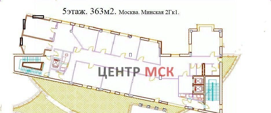 офис г Москва метро Минская ул Минская 2гк/1 муниципальный округ Раменки фото 9