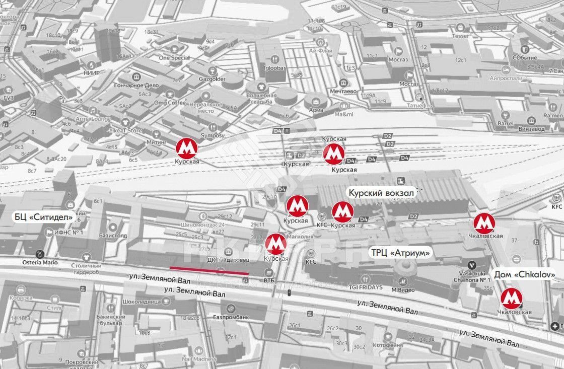 свободного назначения г Москва метро Курская Бауманка ул Земляной Вал 25 фото 12