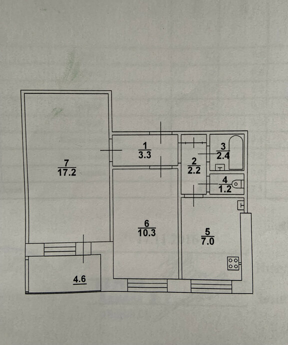 квартира г Саратов р-н Ленинский 6-й квартал ул им академика О.К.Антонова 11 фото 17