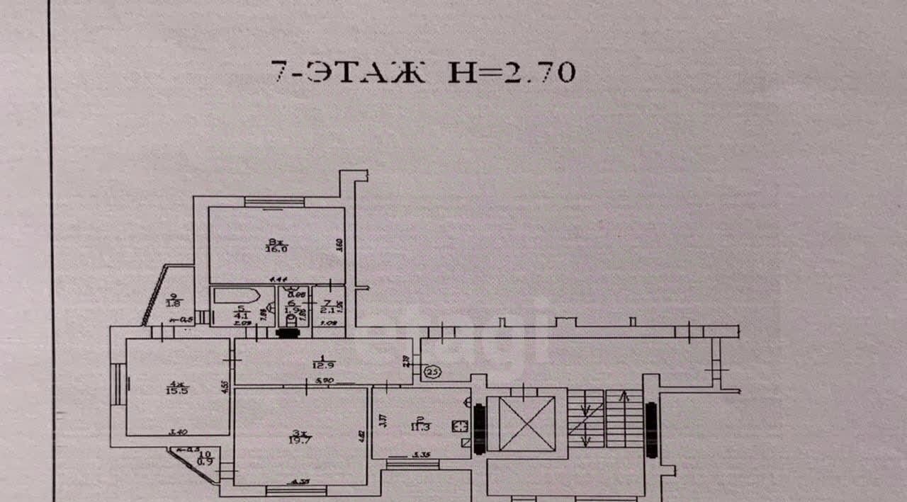 квартира г Калининград р-н Московский ул Генерала Толстикова 16 фото 21