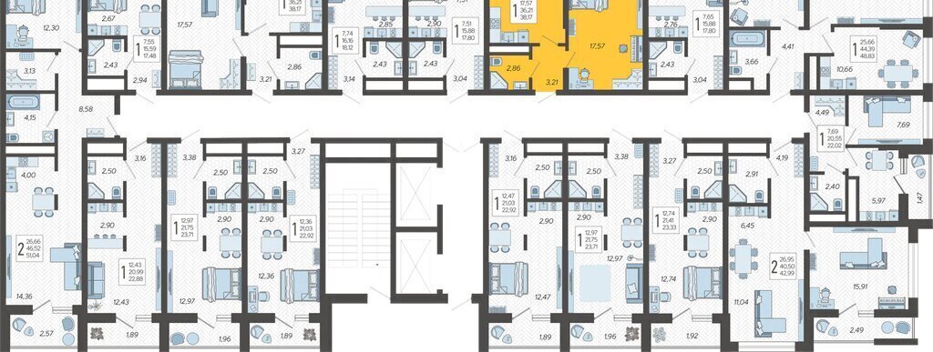 квартира г Сочи р-н Хостинский ЖК «Кислород» 12 Хостинский район фото 2