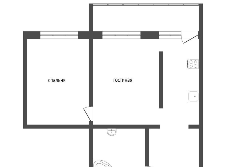 квартира г Челябинск р-н Центральный ул Героя России Яковлева А.В. 3 ЖК «Манхэттен» фото 2