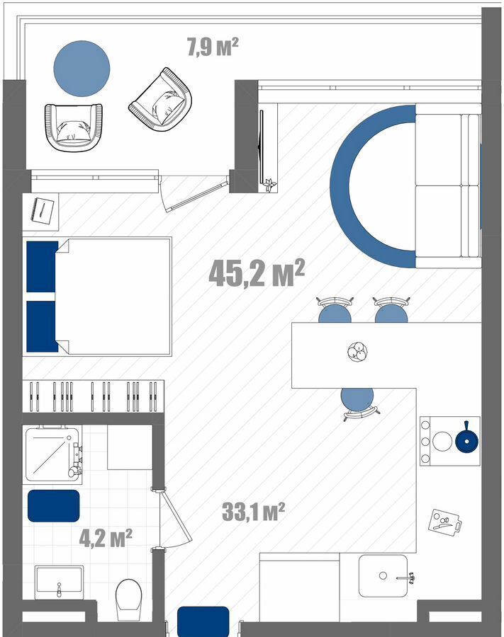 квартира г Судак ул Набережная 75 апарт-отель Atlas Apart-Hotel & SPA фото 4