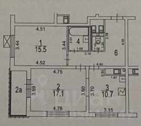 квартира г Москва ЗАО Головинский б-р Кронштадтский 37 к 2 с 2, Московская область фото 25