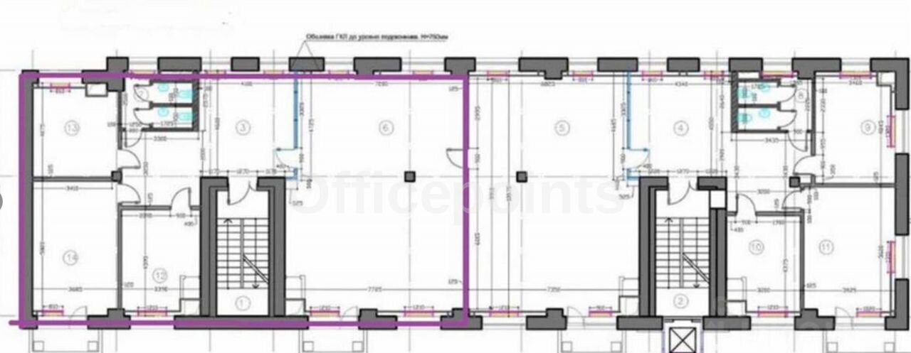 офис г Москва метро Новокузнецкая ул Большая Татарская 42 муниципальный округ Замоскворечье фото 13