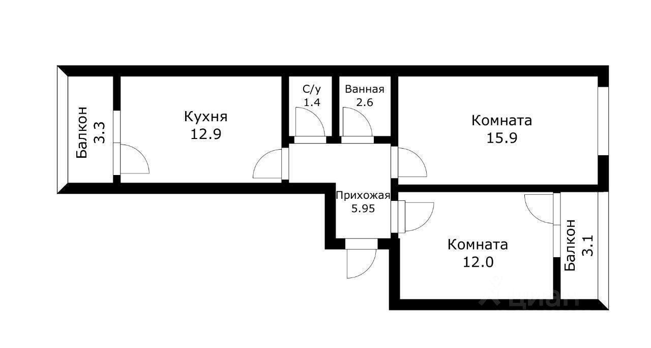 квартира г Краснодар р-н Прикубанский ул Заполярная 39 ЖК «Славянка» с 4 фото 1