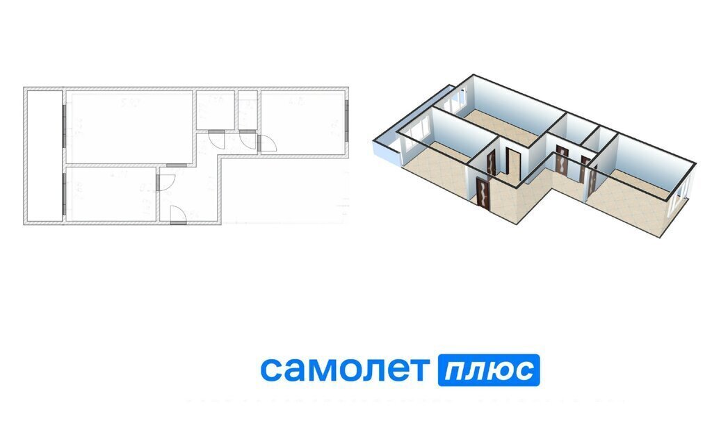 квартира г Кемерово р-н Центральный ул Гагарина 51а фото 3