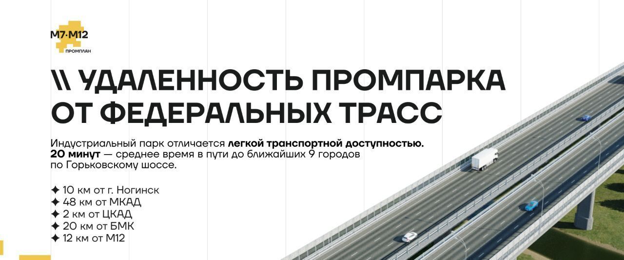 производственные, складские городской округ Богородский д Большое Буньково ул Пролетарская фото 11