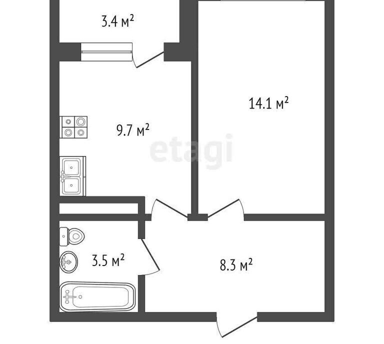 квартира г Кисловодск ул Окопная 16/16а фото 12