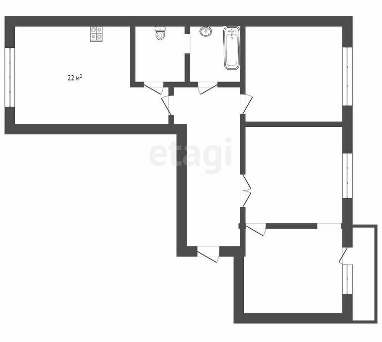 квартира г Ессентуки ул Октябрьская 337/3 фото 17