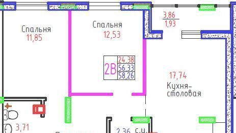 квартира г Тольятти р-н Автозаводский ул Маршала Жукова 60 фото 4