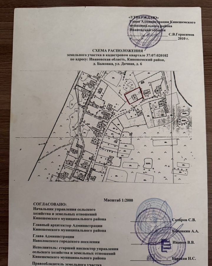 земля р-н Кинешемский д Быковка ул Дачная Наволокское городское поселение, Наволоки фото 1