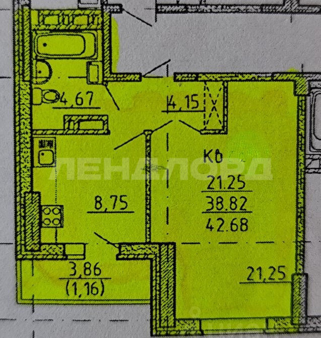 квартира г Ростов-на-Дону р-н Железнодорожный ул Магнитогорская 1/1 фото 8