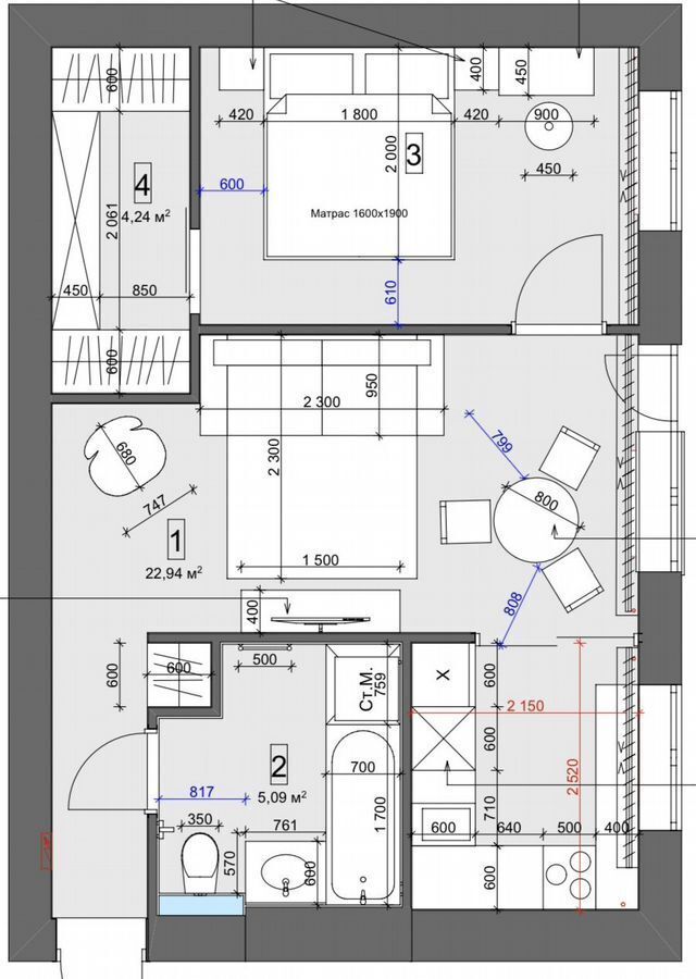 квартира г Москва метро Крымская ул Шверника 14/1к 2 фото 21