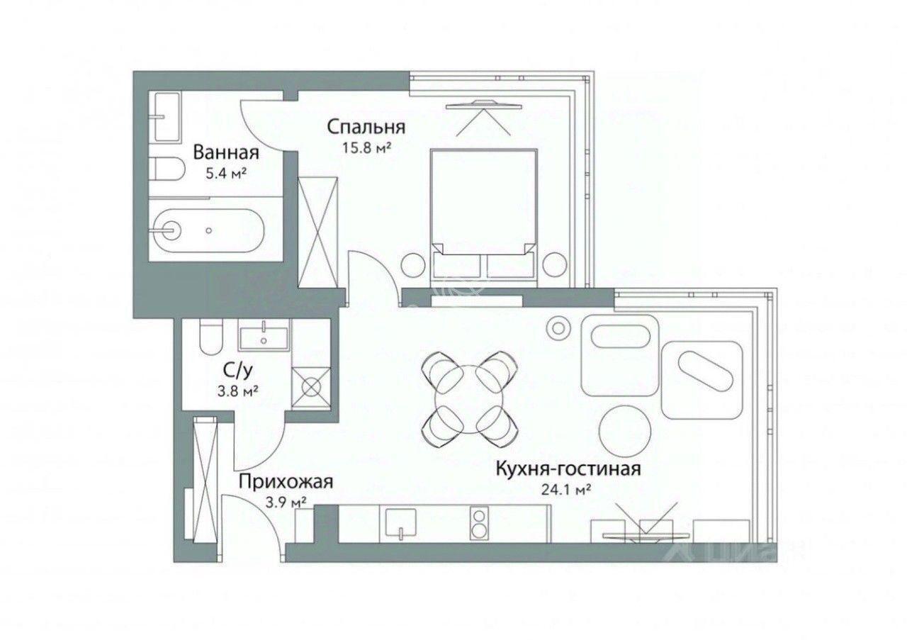 квартира г Москва ЦАО Таганский пл Славянская 2/5 с 5, Московская область фото 2