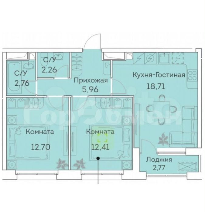 квартира г Москва метро Стахановская пр-кт Рязанский 2/2к 1 муниципальный округ Нижегородский фото 21