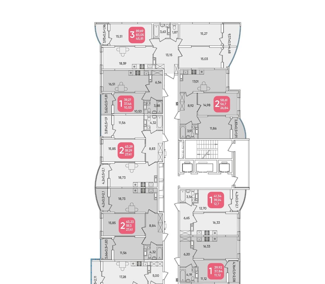 квартира г Краснодар р-н Прикубанский мкр Любимово 10 фото 2