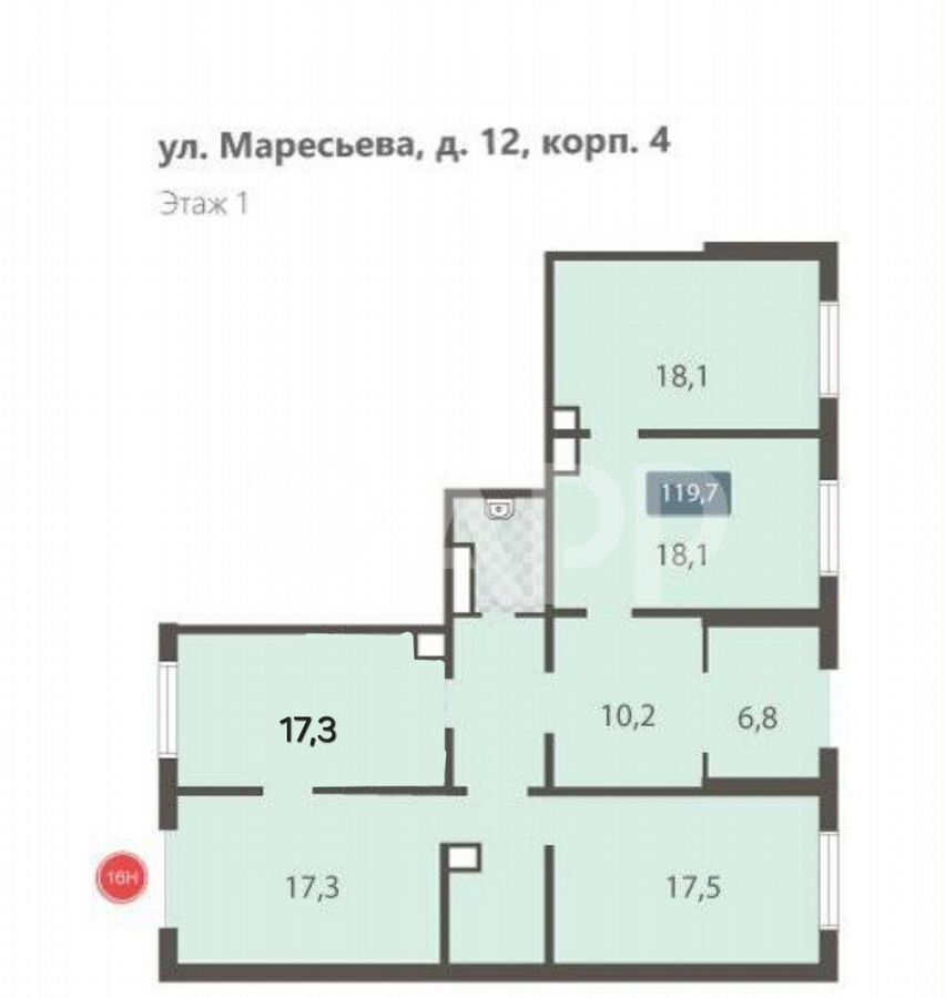 свободного назначения г Москва метро Некрасовка ул Маресьева 12к/4 муниципальный округ Некрасовка фото 15