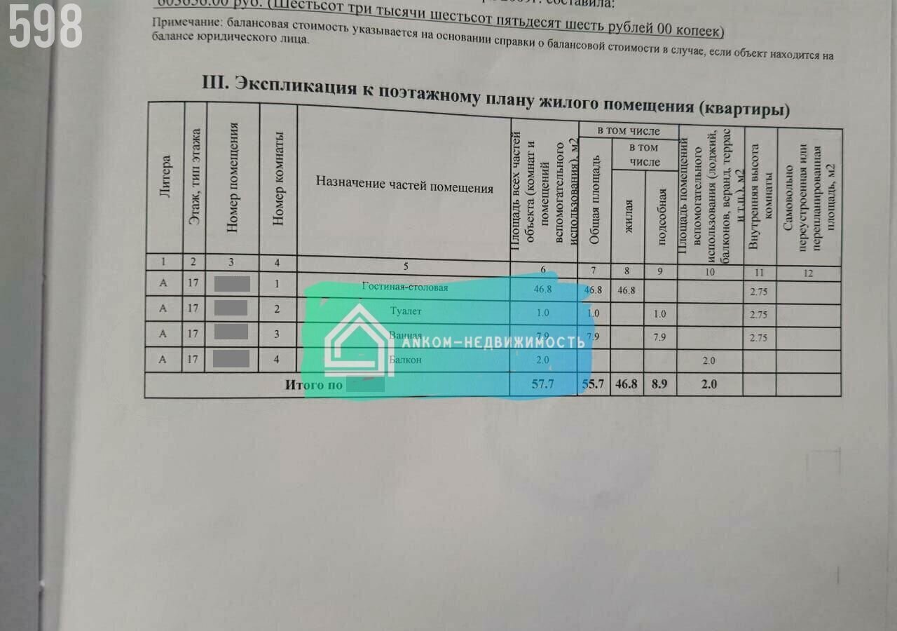 квартира г Красноярск р-н Советский пр-кт Комсомольский 22/2 фото 4