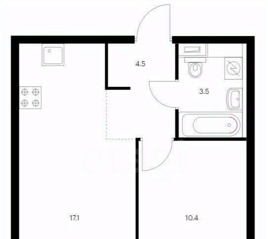 квартира г Одинцово ул Каштановая 7 Внуково фото 23