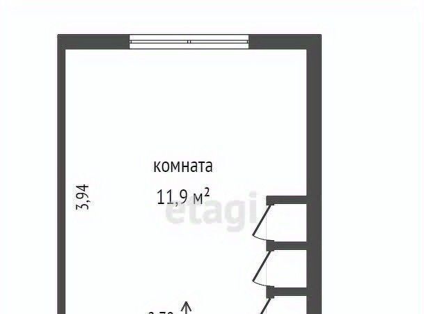 комната г Екатеринбург р-н Чкаловский Ботаническая Вторчермет ул Ляпустина 13 жилрайон фото 11