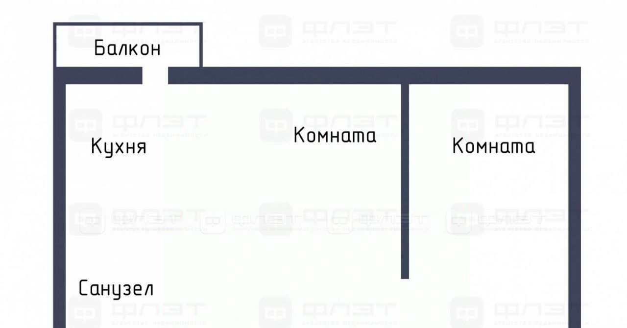 квартира г Казань ул Латышских Стрелков 33 Аметьево фото 2