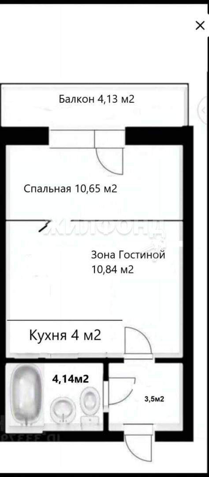 квартира г Новосибирск р-н Октябрьский ул Плющихинская 9 Золотая нива фото 17