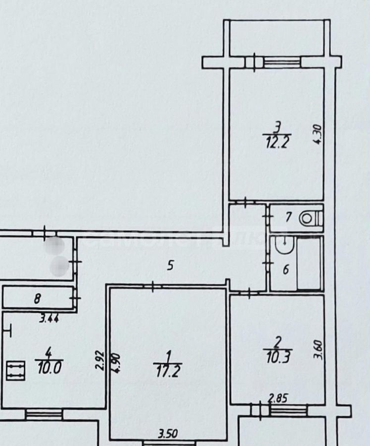 квартира г Калуга р-н Октябрьский ул Советская 34 мкр-н Турынино фото 18