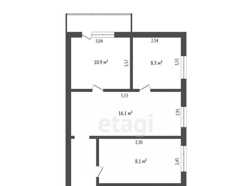 квартира г Сургут ул Нагорная 13 28А фото 2