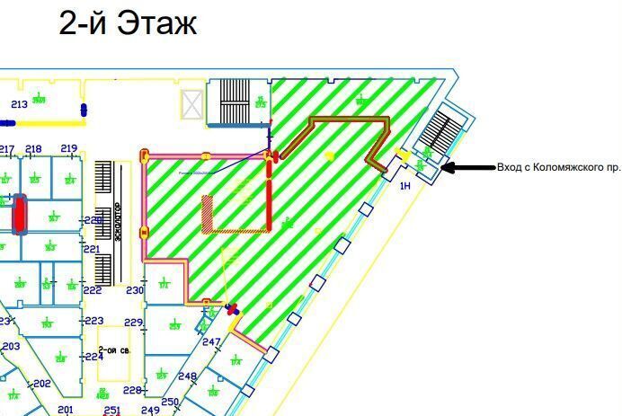 торговое помещение г Санкт-Петербург метро Пионерская пр-кт Коломяжский 15к/2 округ Комендантский аэродром фото 12