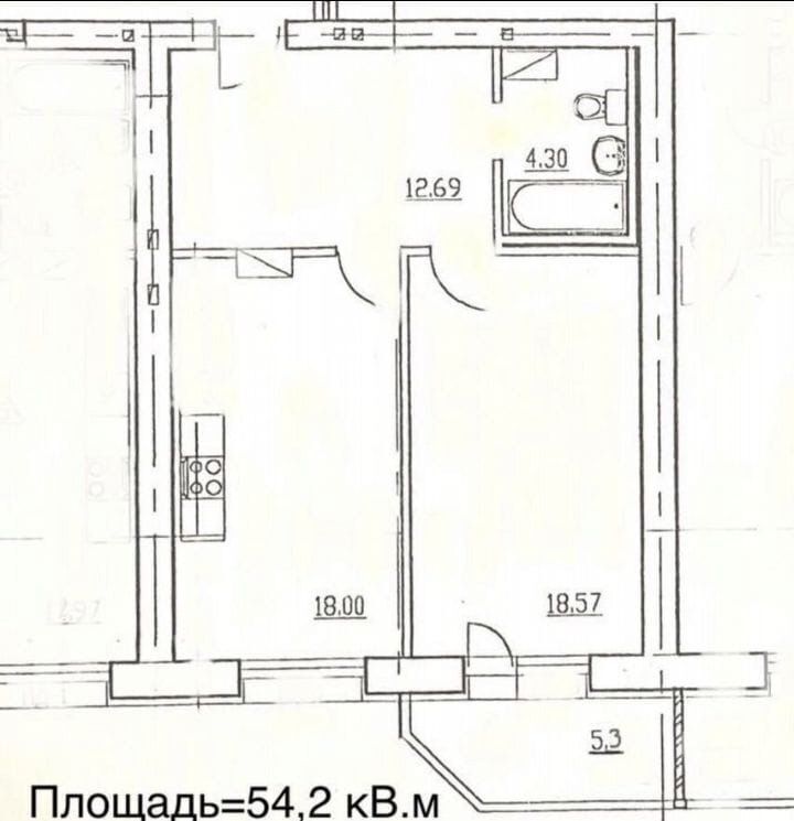 квартира г Санкт-Петербург метро Приморская ул Беринга 27к/1 округ Васильевский фото 8