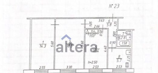 квартира г Казань р-н Ново-Савиновский ул Гагарина 67 Казань, Республика Татарстан Татарстан, Северный вокзал фото 26