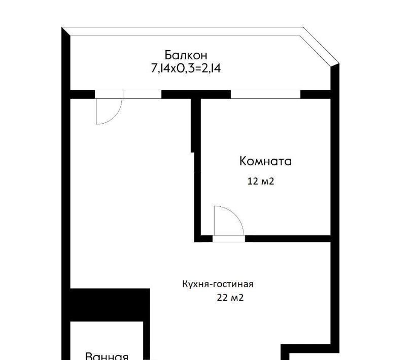 квартира г Краснодар р-н Прикубанский ул им. Каляева 263/4 фото 19