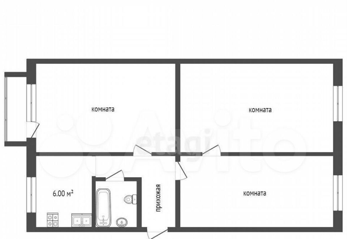 квартира г Коломна пр-кт Кирова 41 фото 5