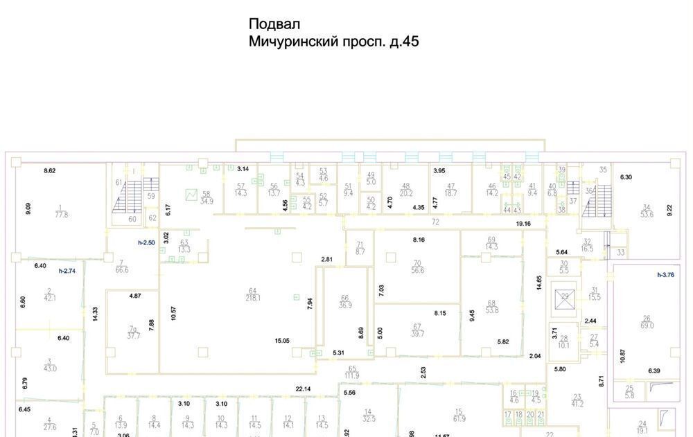 офис г Москва метро Мичуринский проспект пр-кт Мичуринский 45 муниципальный округ Раменки фото 19