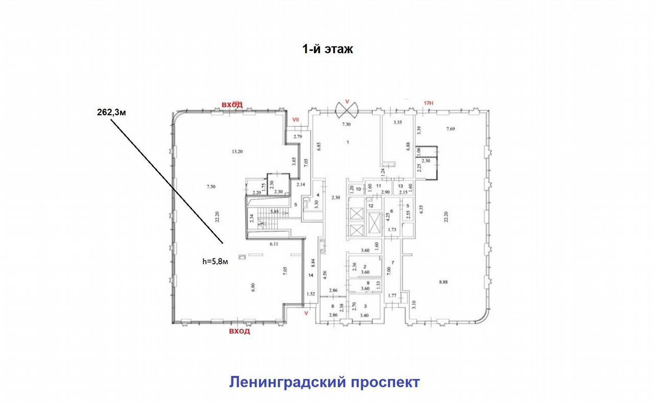 свободного назначения г Москва метро Белорусская ЗАО Беговой ЖК Слава к 3 фото 8