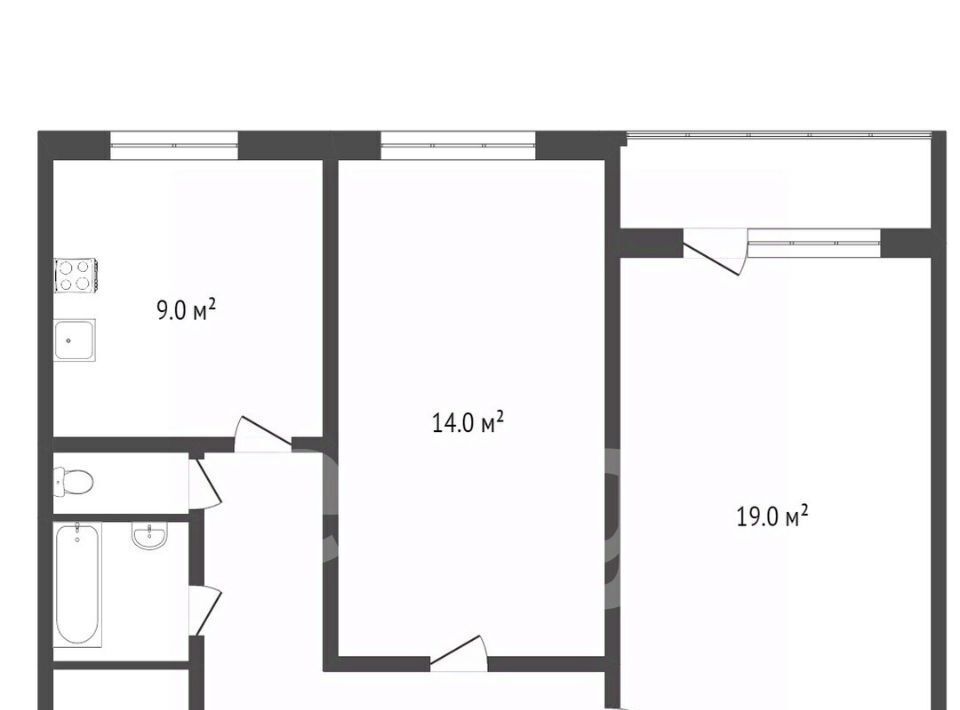 квартира г Воронеж р-н Коминтерновский ул Машиностроителей 13/1 фото 11