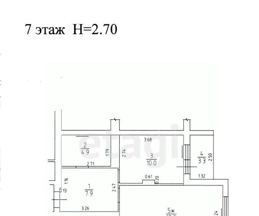 квартира г Калининград р-н Ленинградский ул Генерала Челнокова 52 фото 21