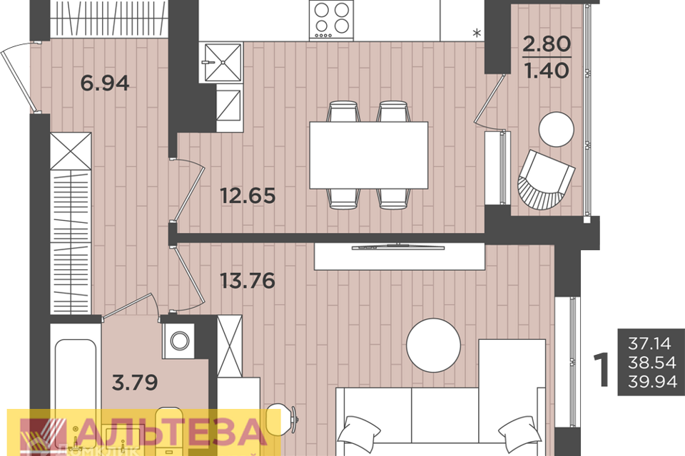 квартира г Калининград р-н Московский ул Интернациональная 16 Калининград городской округ фото 2