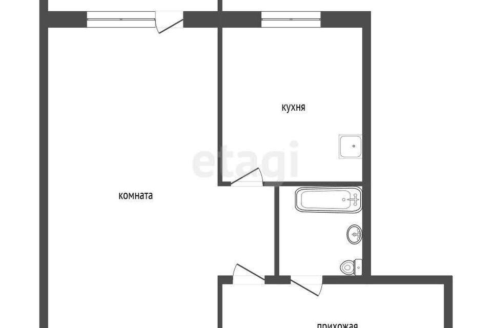 квартира г Красноярск пр-кт им.газеты "Красноярский рабочий" 80 Красноярск городской округ фото 2