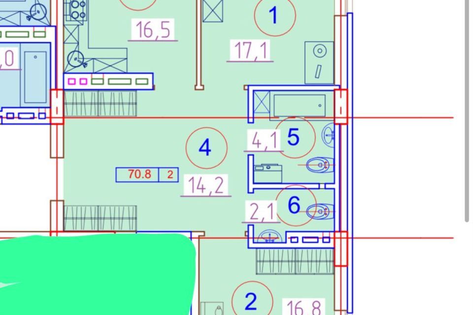 квартира г Владикавказ ул Курсантов-Кировцев 19 городской округ Владикавказ фото 5