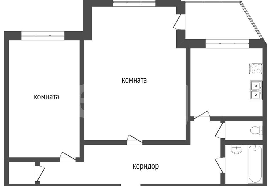 квартира г Сургут пр-кт Набережный 12 Сургутский район фото 10