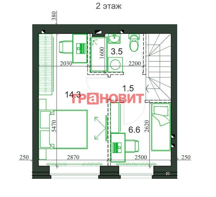 квартира р-н Новосибирский с Новолуговое мкр Березки 2 5-й квартал, 13/2/2 фото 10