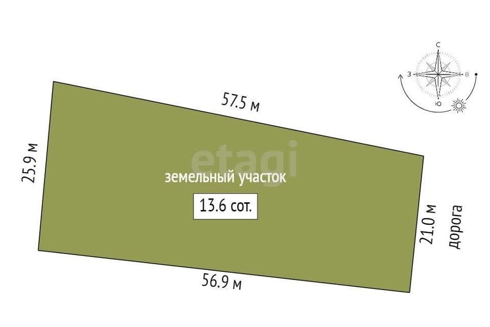 земля р-н Белоярский п Прохладный ул Сосновая фото 10