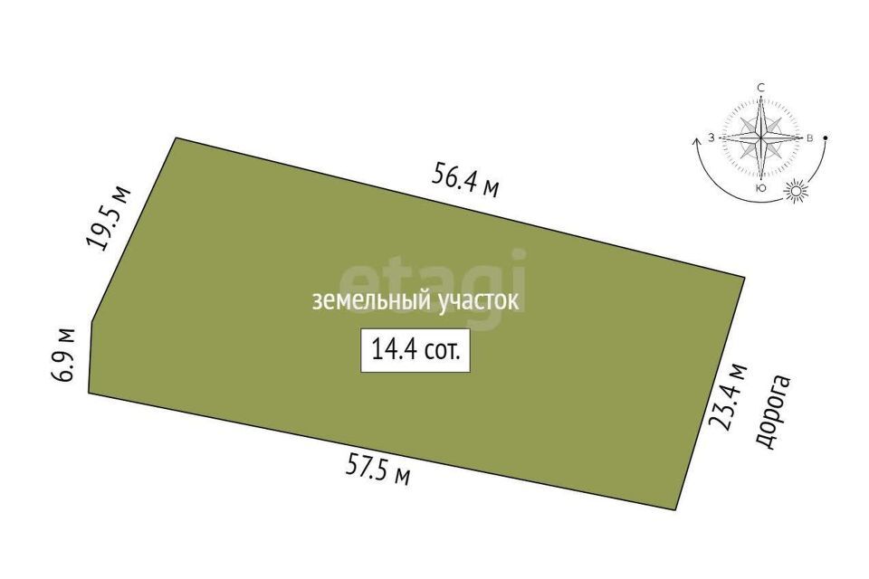 земля р-н Белоярский с Косулино VIP, Сосновая улица, 13 фото 9